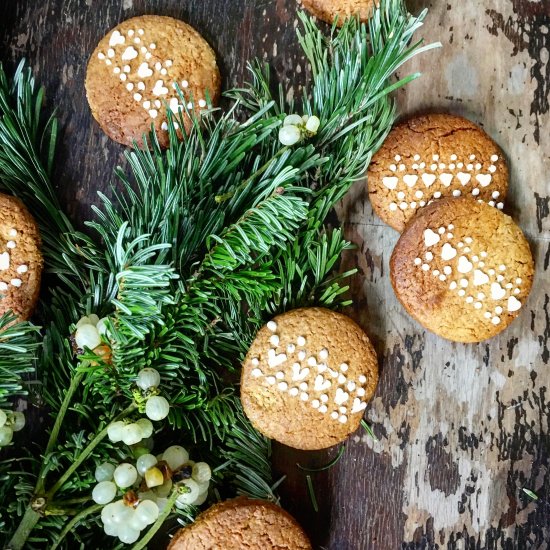 Healthier gingerbread cookies