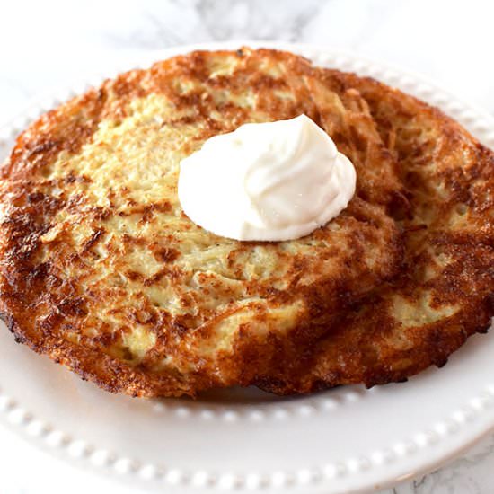 Potato Latkes for Hanukkah