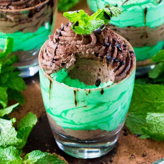 Chocolate Mint Mousse