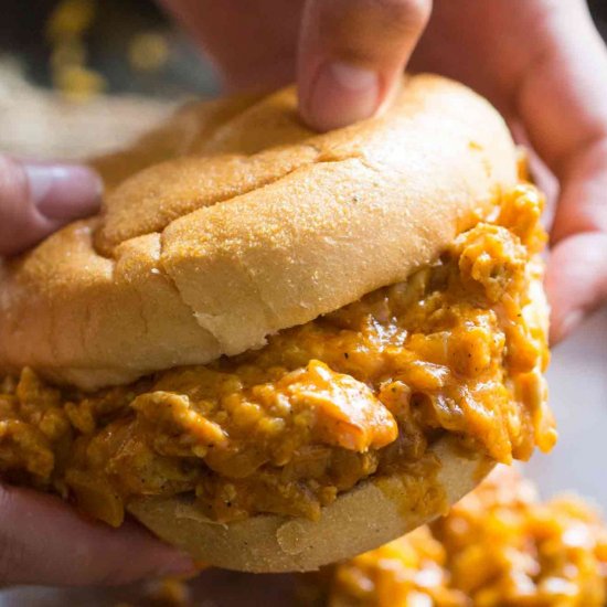 Buffalo Chicken Sloppy Joes