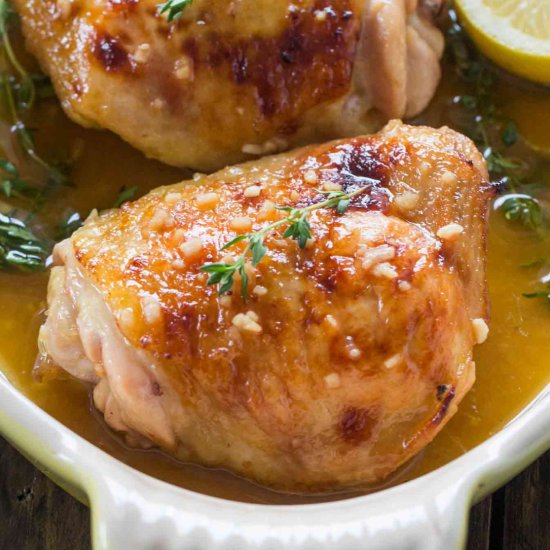 Baked Lemon Thyme Chicken