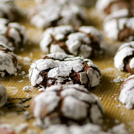 Chocolate Crinkle Cookies