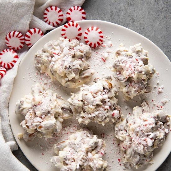 White Chocolate Almond Clusters