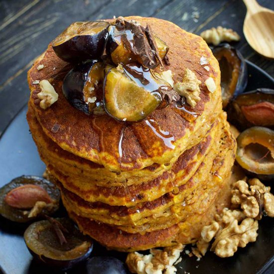 Vegan Sweet Potato Pancakes