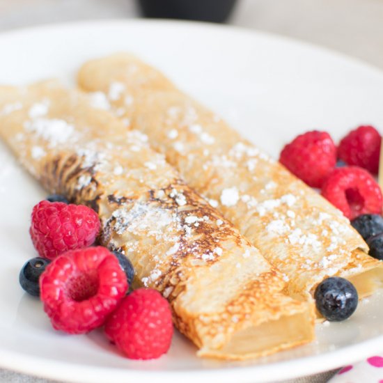 Simple Breakfast Crepes