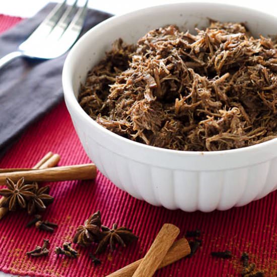 Gingerbread Spiced Pulled Pork