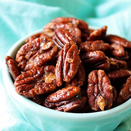 5 Minute Candied Pecans