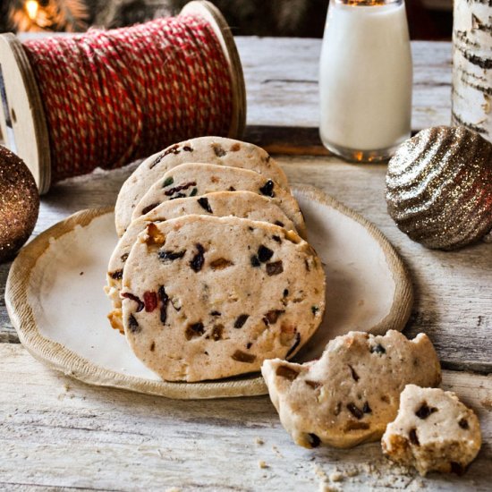 Fruit Cake Shorbread Cookies