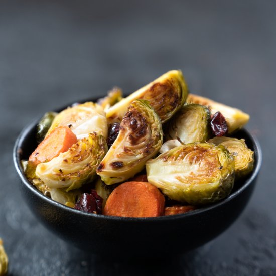 Maple Roasted Brussels sprouts