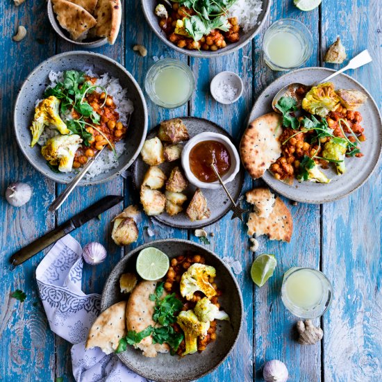 Easy vegan chickpea curry