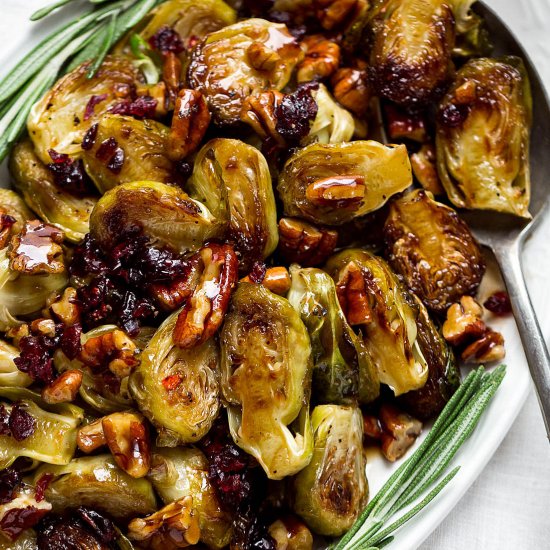 Balsamic Roasted Brussels Sprouts