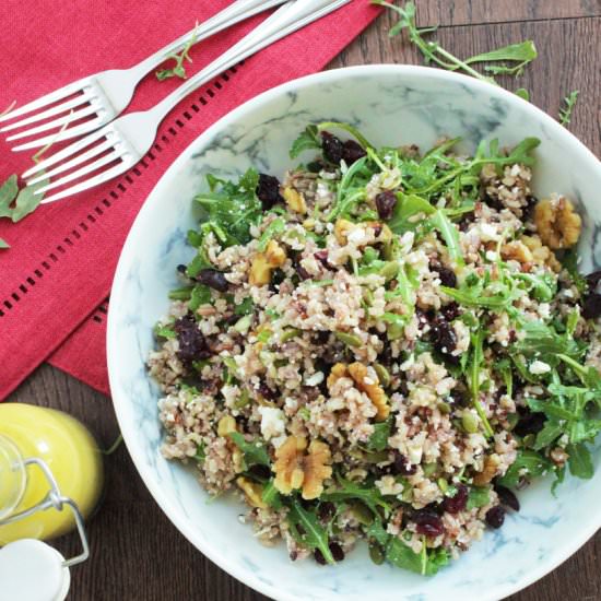 Winter Brown Rice Salad