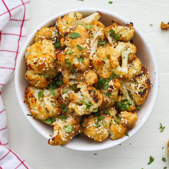 Miso Roasted Cauliflower