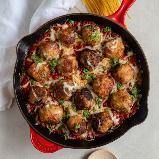 Chicken Parmesan Meatballs