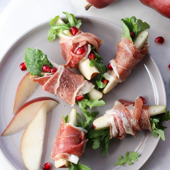 Prosciutto Wrapped Pears (Whole30)