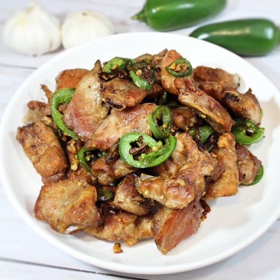 Ovenbaked Salt & Pepper Pork Riblet