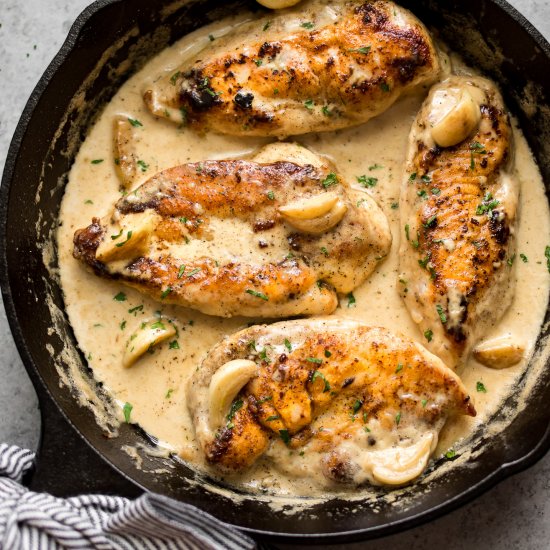 Creamy Garlic Chicken