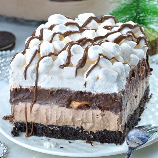 Hot Chocolate Lasagna