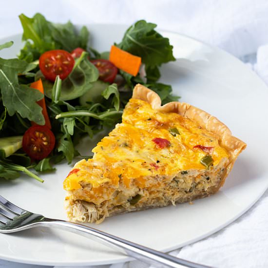 crab quiche