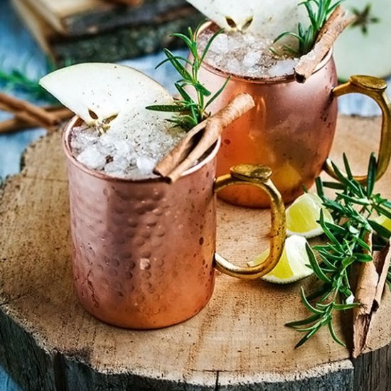 Holiday Apple Cider Moscow Mule