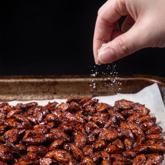 Instant Pot Churro Candied Almonds