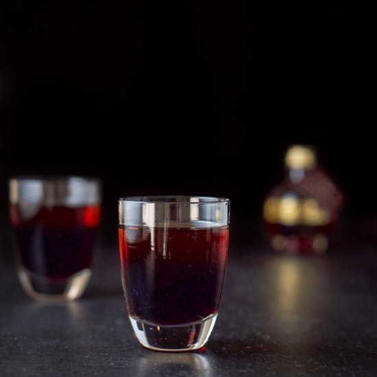 Chocolate Raspberry Kiss Shot