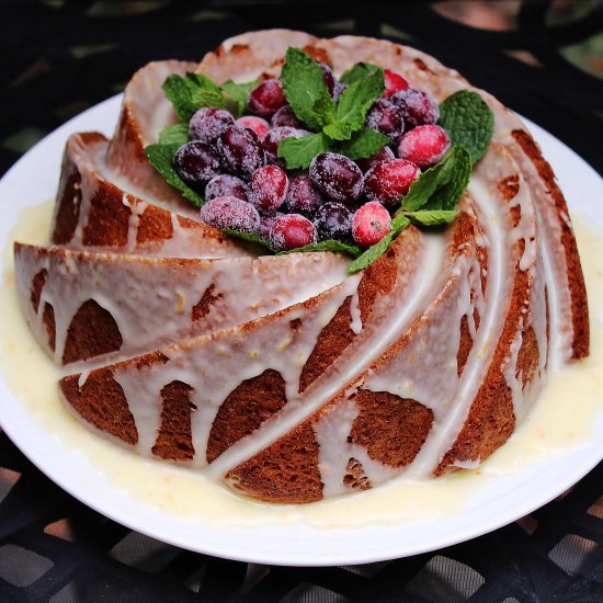 Orange Bundt Cake with Orange Glaze