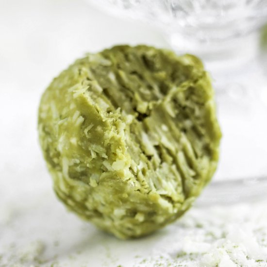 Easy Matcha Truffles