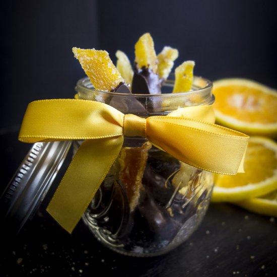 Chocolate Candied Orange Peel