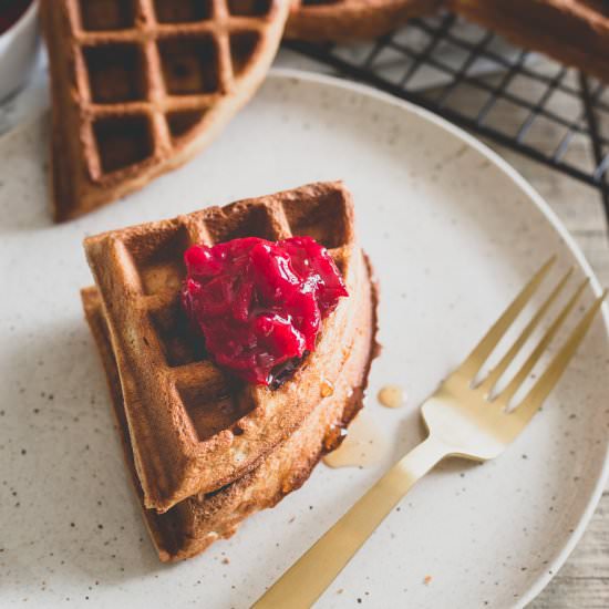 Chestnut Flour Waffles