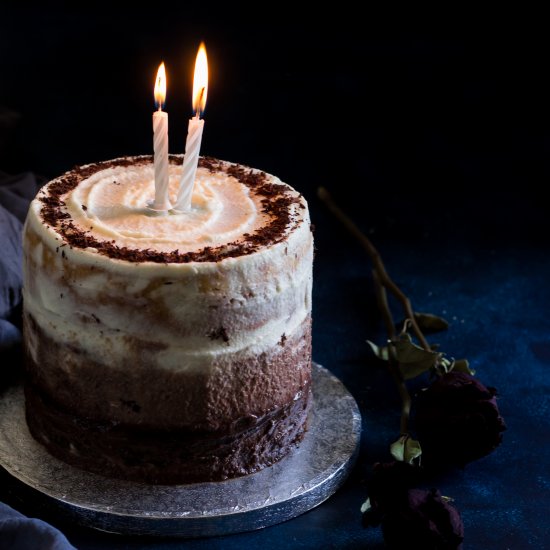 Tiramisu Ombre Cake