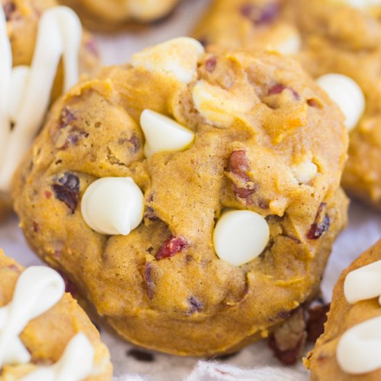 Cranberry Pecan Pumpkin Cookies