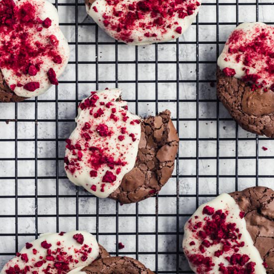 Chocolate Raspberry Cookies