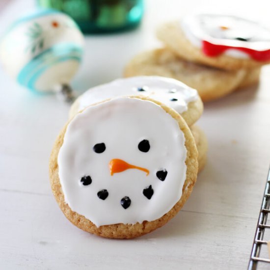 Snowman Christmas Cookies