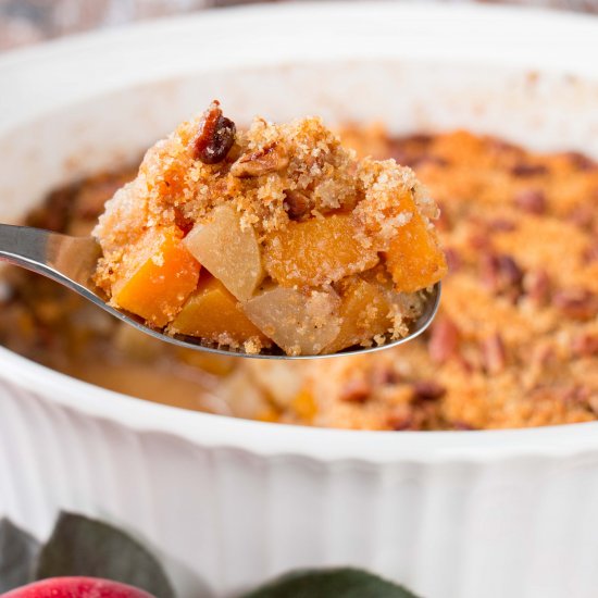 Apple & Butternut Squash Casserole