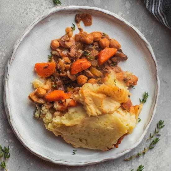 Vegan Chickpea Shepherd’s Pie