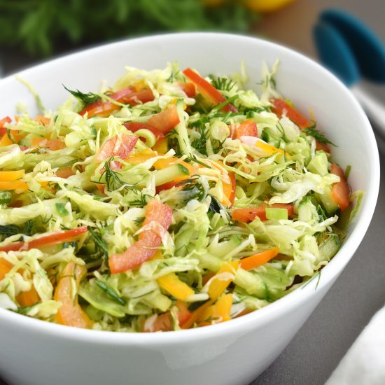 Cabbage Pepper Salad