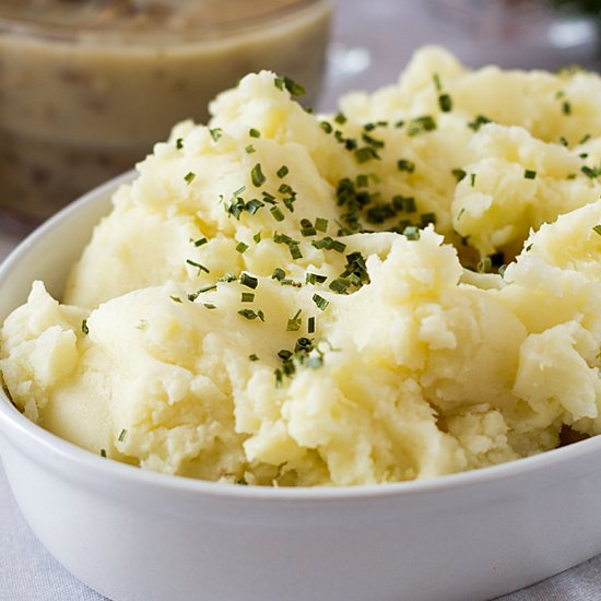 Homemade Garlic Mashed Potatoes