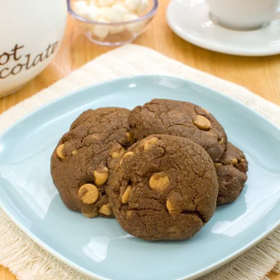 Chocolate Peanut Butter Cookies