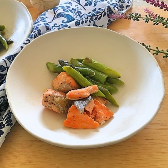 Sautéed Salmon and Asparagus