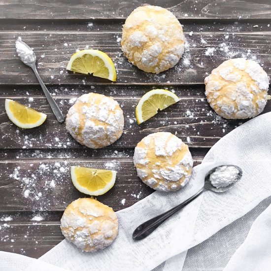 Marble lemon cookies