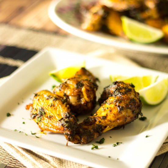 Buttery Chili Lime Chicken Wings