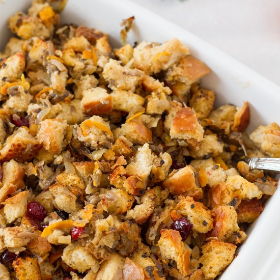 Cranberry Vegetarian Stuffing