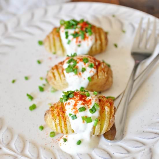 Hasselback Potatoes