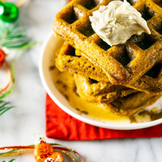 Gingerbread Waffles