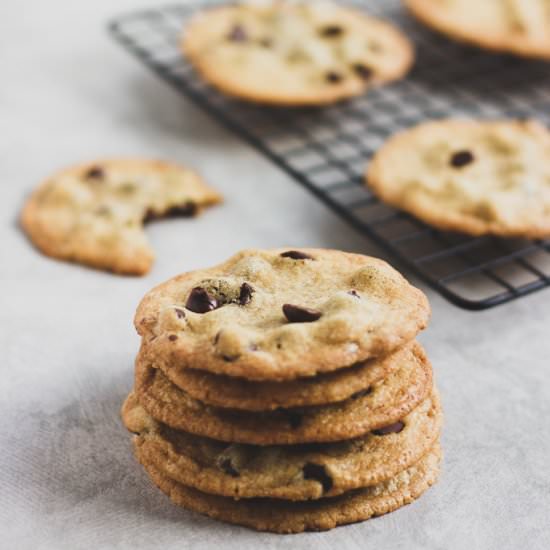 Thin & Crispy Chocolate Chip Cookie