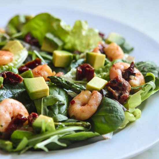 Shrimp, Asparagus, and Avo Salad