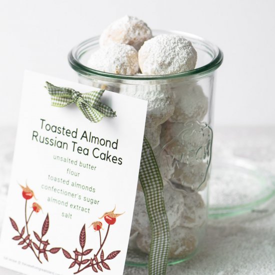 Toasted Almond Russian Tea Cakes