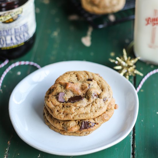 Brown Butter Molasses Cookies