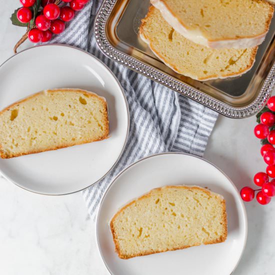 Eggnog Pound Cake